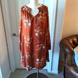 Autumn Harvest Colored Mini Dress